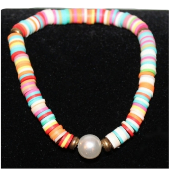 Rainbow Confetti Beaded Bracelet - Picture 16 of 16